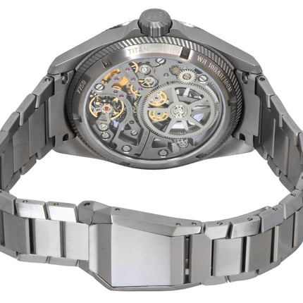 Orologio da uomo Oris Propilot X Titanium Grey Skeleton Dial Automatico 01-115-7759-7153-Set7-22-01TLC 100M