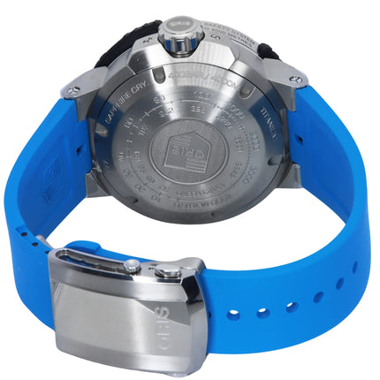 Orologio da uomo Oris Aquis Pro cinturino in gomma quadrante blu automatico subacqueo 01-400-7777-7155-Set 4000M