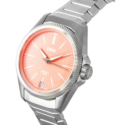 Orologio Oris Propilot X Calibre 400 Titanium Salmon Dial Automatic 01-400-7778-7158-07-7-20-01TLC 100M Unisex