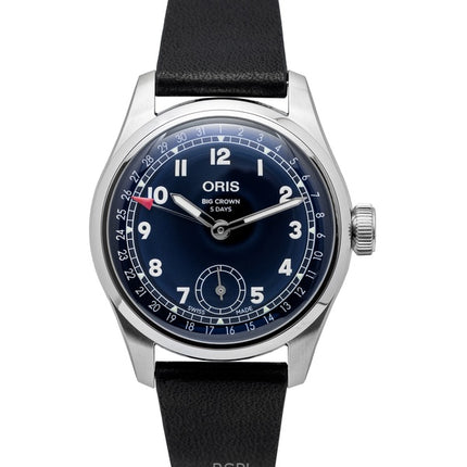 Oris Big Crown Pointer Date Calibro 403 Cinturino in pelle Quadrante blu Automatico 01-403-7776-4065-07-5-19-11 Orologio da uomo