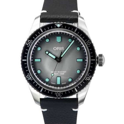 Oris Divers Sixty-Five Heritage cinturino in pelle automatico 01 733 7707 4053-07 5 20 89 100M orologio da uomo