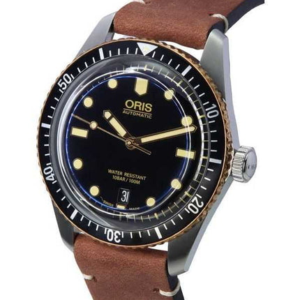 Oris Divers Sixty Five quadrante nero automatico 01 733 7707 4354-07 5 20 45 100M orologio da uomo