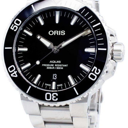 Oris Aquis Date 01733 7730 4134-07 8 24 05PEB 01-733-7730-4134-07-8-24-05PEB Orologio da uomo automatico 300M