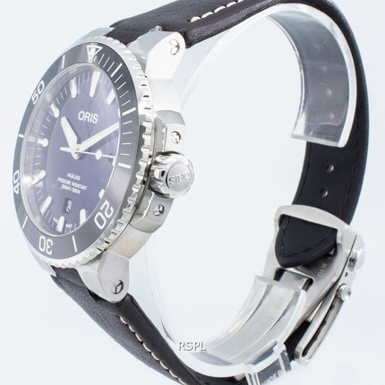 Orologio da uomo Oris Aquis Date 01-733-7730-4135-07-5-24-10EB automatico 300M
