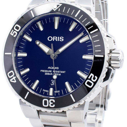 Oris Aquis Date 01733 7730 4135-07 8 24 05PEB 01-733-7730-4135-07-8-24-05PEB Orologio da uomo automatico 300M