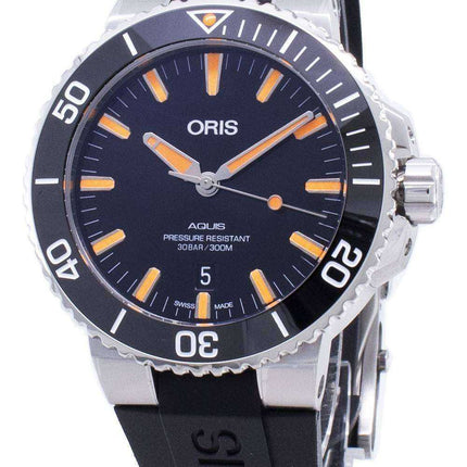 Oris Aquis Date 01 733 7730 4159-07 4 24 64EB 01-733-7730-4159-07-4-24-64EB Orologio da uomo automatico 300M