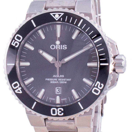 Oris Aquis Date Automatic Diver's Titanium 01-733-7730-7153-07-8-24-15PEB 300M Orologio da uomo