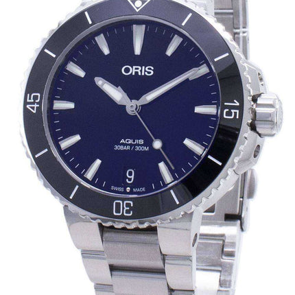 Oris Aquis Date 01 733 7731 4135-07 8 18 05P 01-733-7731-4135-07-8-18-05P Orologio da uomo automatico 300M