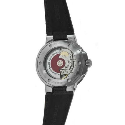 Oris Aquis Date cinturino in pelle quadrante verde automatico subacqueo 01 733 7732 4157-07 5 21 10FC 300M orologio da uomo