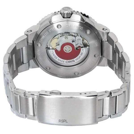 Oris Aquis Date Relief quadrante rosso automatico Diver's 01-733-7766-4158-07-8-22-05PEB 300M orologio da uomo