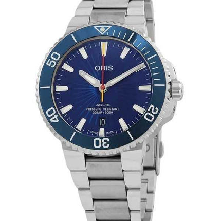Oris Aquis Sun Wukong Edizione limitata quadrante blu Automatico Diver&#39;s 01 733 7766 4185-Set 300M Orologio da uomo
