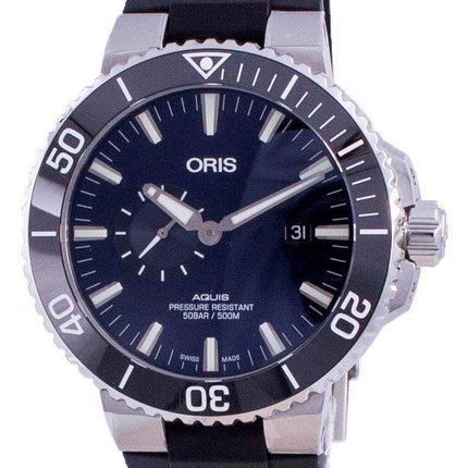 Oris Aquis Small Second Date Automatic Diver's 01-743-7733-4135-07-4-24-64EB 500M Orologio da uomo