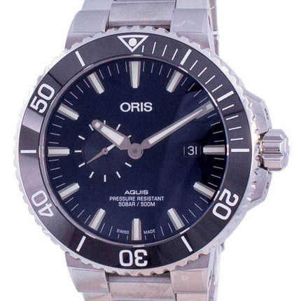 Oris Aquis Small Second Date Automatic Diver's 01-743-7733-4135-07-8-24-05PEB 500M Orologio da uomo