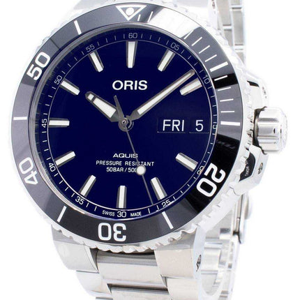 Oris Aquis Big Day Date 01 752 7733 4135-07 8 24 05PEB 01-752-7733-4135-07-8-24-05PEB Orologio da uomo automatico 500M