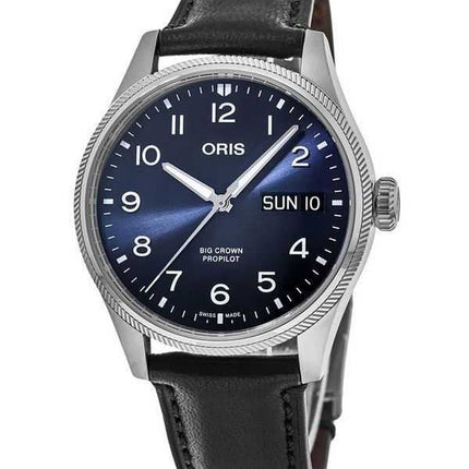 Orologio da uomo Oris Big Crown ProPilot Big Date quadrante blu automatico 01 752 7760 4065-07 5 22 08LC 100M