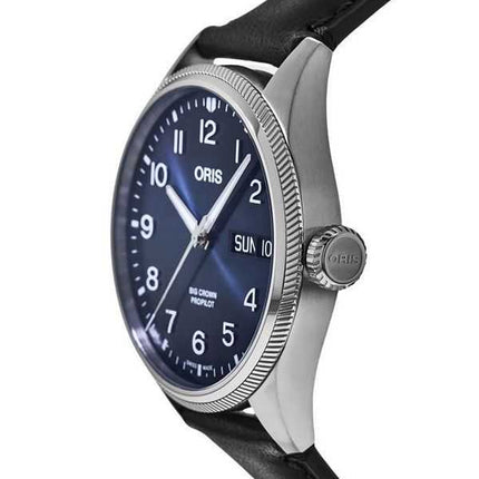 Orologio da uomo Oris Big Crown ProPilot Big Date quadrante blu automatico 01 752 7760 4065-07 5 22 08LC 100M