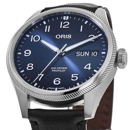 Orologio da uomo Oris Big Crown ProPilot Big Date quadrante blu automatico 01 752 7760 4065-07 5 22 08LC 100M