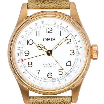 Oris Big Crown Father Time Limited Edition quadrante bianco automatico 01-754-7741-3161-Set Orologio da uomo con bracciale extra