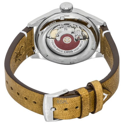 Orologio da uomo Oris Big Crown Volante con cinturino in pelle e quadrante blu automatico 01-754-7779-4065-Set
