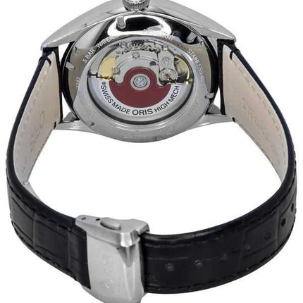 Oris Artelier Pointer Day Date argento guilloché quadrante automatico 01 755 7742 4051-07 5 21 64FC orologio da uomo