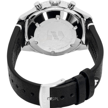 Oris Divers Sixty-Five Cronografo Cinturino in Pelle Quadrante Nero Automatico 01-771-7791-4054-07-6-20-01 100M Orologio da Uomo