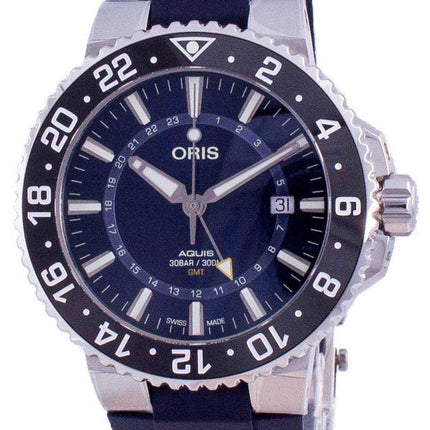 Orologio da uomo Oris Aquis GMT Date Automatic Diver 01-798-7754-4135-07-4-24-65EB 300M