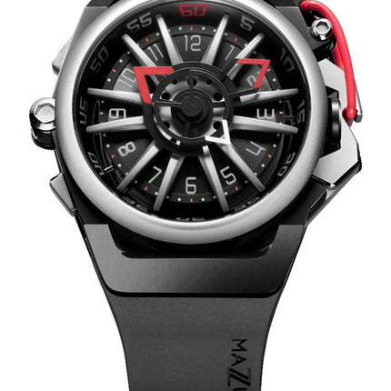 Mazzucato Rim Sport Cronografo Reversibile Doppio Quadrante Automatico 01-BK186 Orologio da Uomo