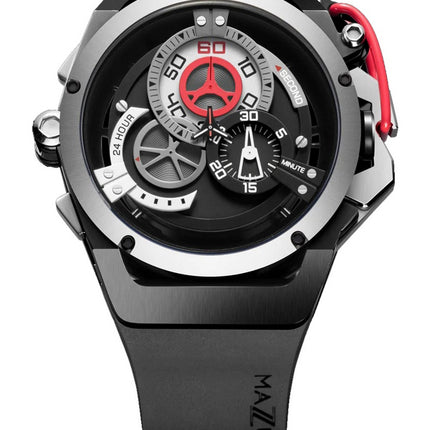 Mazzucato Rim Sport Cronografo Reversibile Doppio Quadrante Automatico 01-BK186 Orologio da Uomo