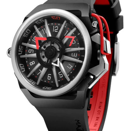 Mazzucato Rim Sport Cronografo Reversibile Doppio Quadrante Automatico 01-BK186 Orologio da Uomo