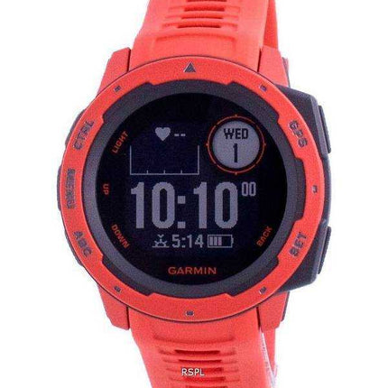 Garmin Instict Flame Red Outdoor Fitness GPS con cinturino rosso 010-02064-02 orologio multisport