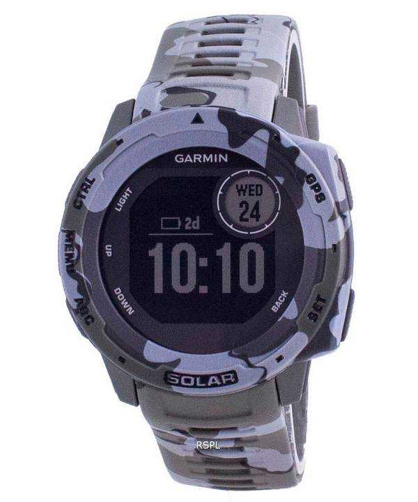 Garmin Instinct Solar Tactical Edition Lichen Camo Cinturino in silicone 010-02293-06 Orologio multisport