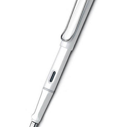 Penna stilografica a punta fine Lamy Safari 019-F-WHITE - Bianco lucido