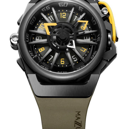 Orologio da uomo Mazzucato Rim Sport reversibile cronografo doppio quadrante automatico 04-GN136