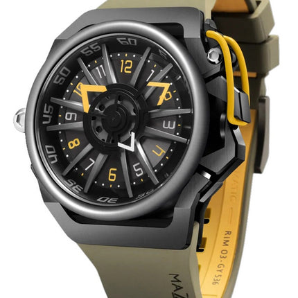 Orologio da uomo Mazzucato Rim Sport reversibile cronografo doppio quadrante automatico 04-GN136