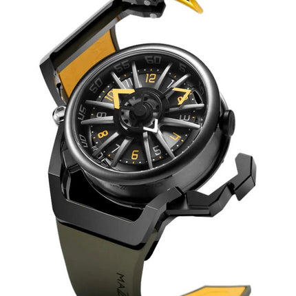 Orologio da uomo Mazzucato Rim Sport reversibile cronografo doppio quadrante automatico 04-GN136