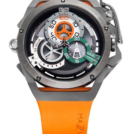 Orologio da uomo Mazzucato Rim Sport reversibile cronografo doppio quadrante automatico 05-OR5555