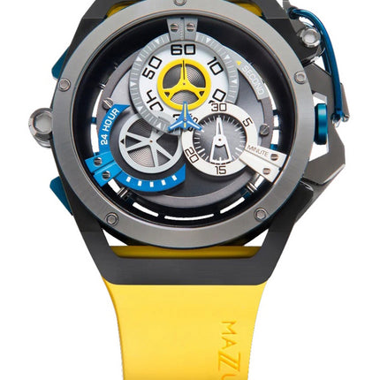 Orologio da uomo Mazzucato Rim Sport reversibile cronografo doppio quadrante automatico 06-YL654