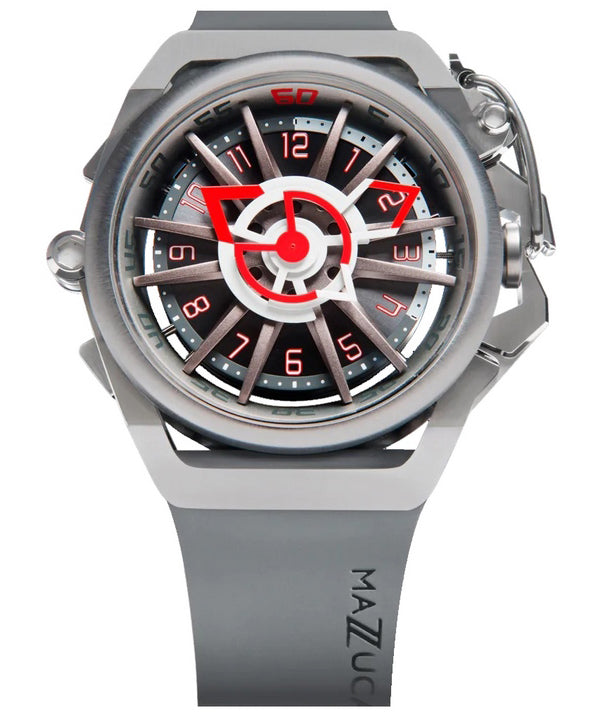 Orologio da uomo Mazzucato Rim Sport reversibile con doppio quadrante automatico 09-GYWH