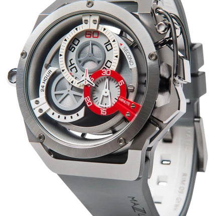 Orologio da uomo Mazzucato Rim Sport reversibile con doppio quadrante automatico 09-GYWH