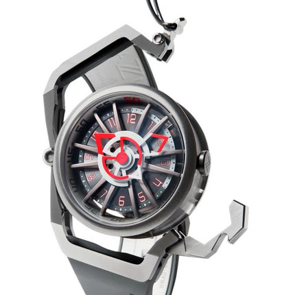 Orologio da uomo Mazzucato Rim Sport reversibile con doppio quadrante automatico 09-GYWH