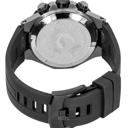 Edox Delfin The Original Cronografo Cinturino in Gomma Quadrante Argento Quarzo Diver's 10112-37GNOCA-ANO 200M Orologio da Uomo