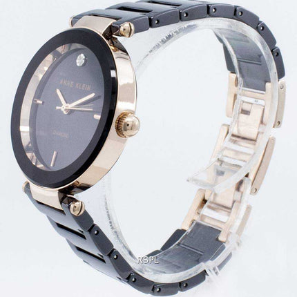 Orologio al quarzo da donna Anne Klein Diamond Accent 1018RGBK