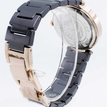 Orologio al quarzo da donna Anne Klein Diamond Accent 1018RGBK