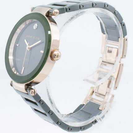 Orologio al quarzo da donna Anne Klein Diamond Accent 1018RGGN