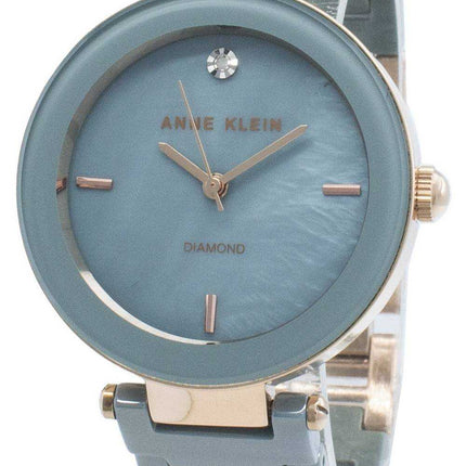 Orologio al quarzo da donna Anne Klein Diamond Accent 1018RGLB
