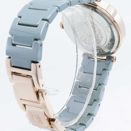 Orologio al quarzo da donna Anne Klein Diamond Accent 1018RGLB