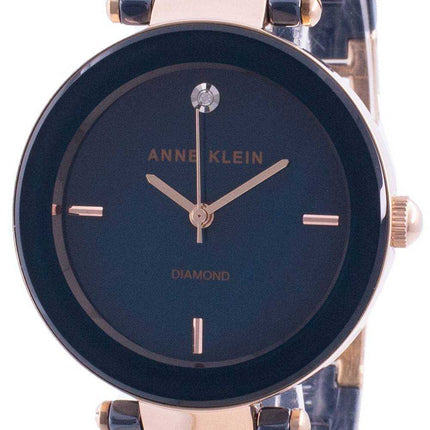 Anne Klein 1018RGNV Quartz Diamond Accents Orologio da donna