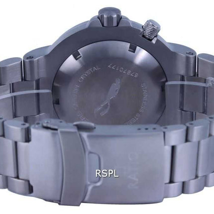Orologio da uomo Ratio FreeDiver quadrante rosso in acciaio inossidabile al quarzo 1050HA93-02V-RED 1000M