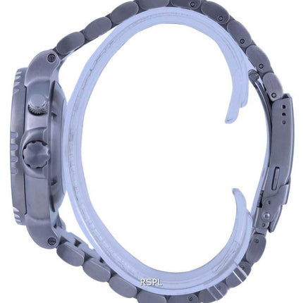 Orologio da uomo Ratio FreeDiver quadrante nero in acciaio inossidabile al quarzo 1050HA93-19V-BLK 1000M