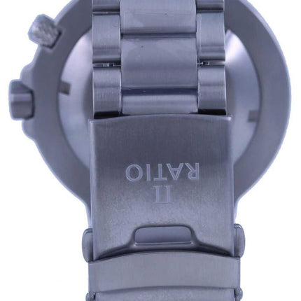 Orologio da uomo Ratio FreeDiver quadrante blu acciaio inossidabile al quarzo 1050MD93-12V-BLU 1000M